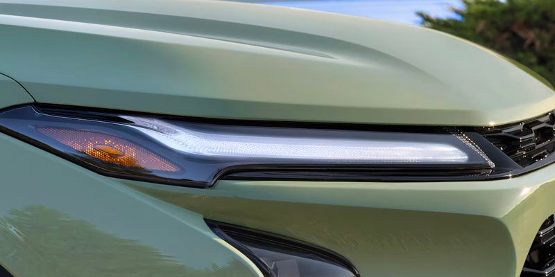 Green chevy trax front hood