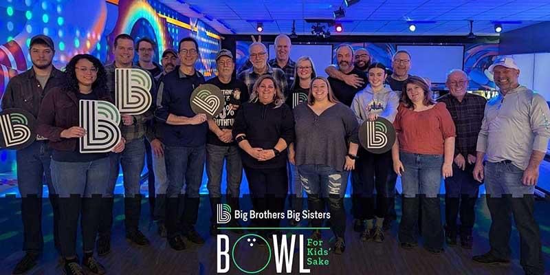 Heritage Chevrolet -MI team participating in the Big Brother Big Sister Bowl For Kids Sake Charity