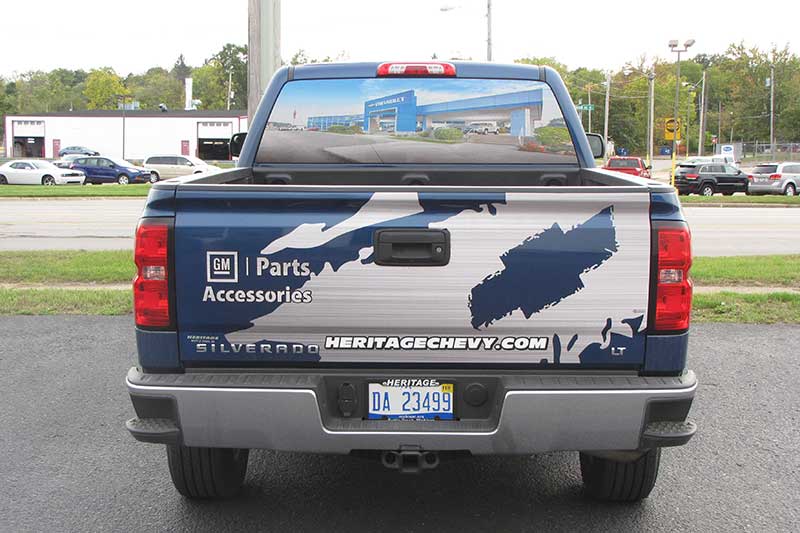 The Heritage Chevrolet -MI service parts truck